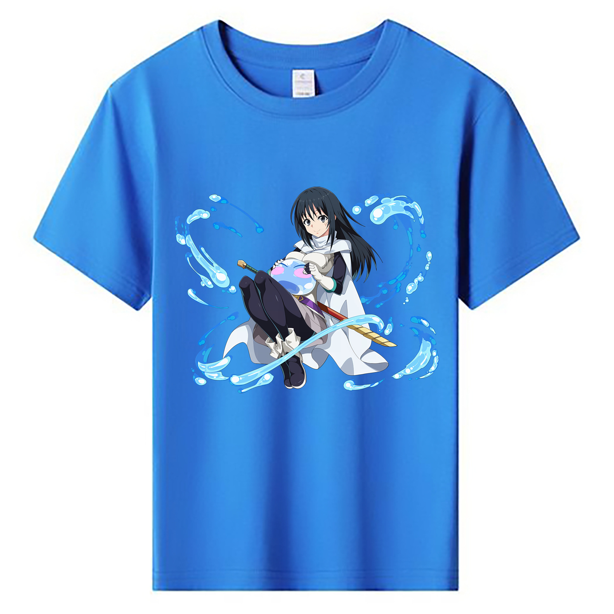 （画像用） 転スラ Regarding Reincarnated to Slime 綿100％キッズTシャツ（フロントプリント）